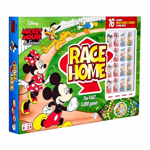 Joc de societate "Disney Mickey Mouse & Friends - Race Home", pentru 2-4 jucatori cu varsta de peste 4 ani